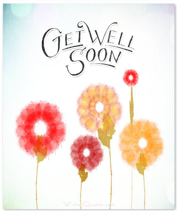 Gwr Well Soon Card Flowers