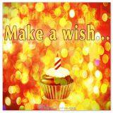 Make a birthday wish. #birthdaywishes