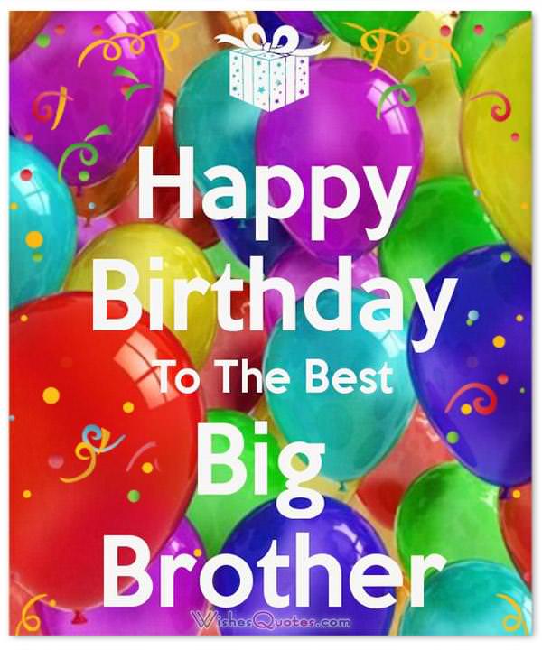 Happy Birthday, Brother - 100 Brother's Birthday Wishes