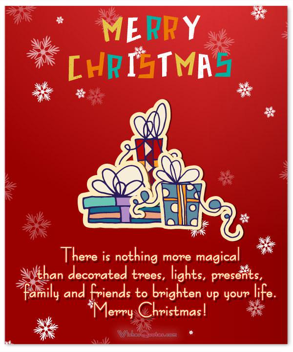 Christmas Messages for Friends and Family