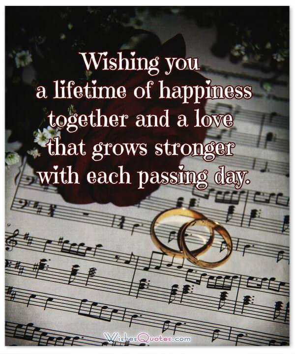 Lovely Wedding Wishes Card With Delightful Wedding Wishes