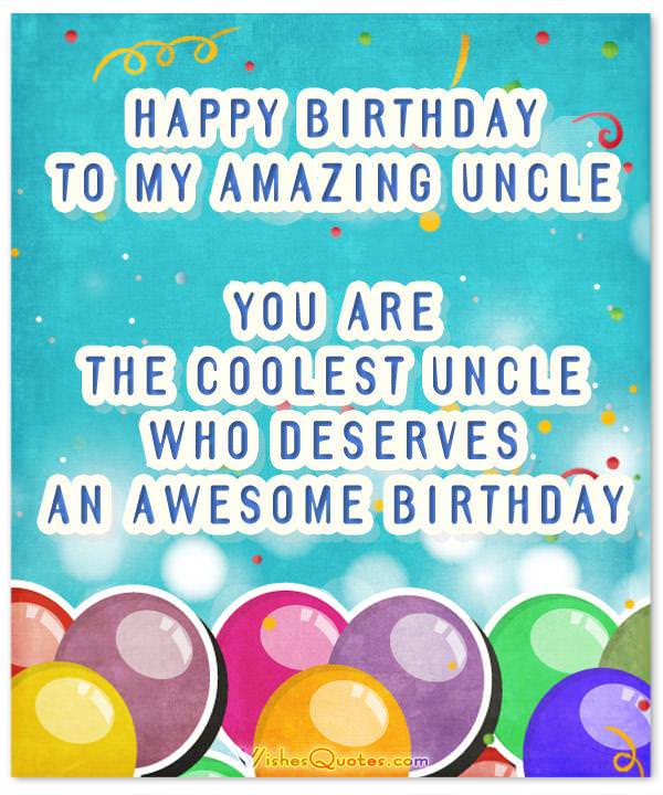 Happy Birthday Wishes For Uncle