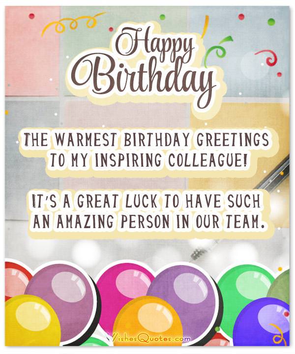 33 Heartfelt Birthday Wishes for Colleagues