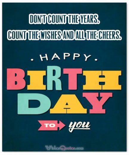 Inspirational Happy Birthday Card