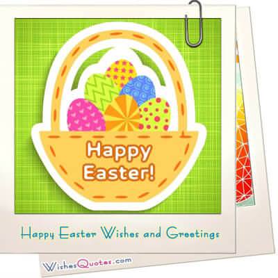 happy easter wishes and