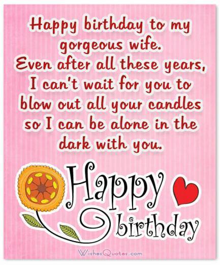 Romantic Birthday Wishes For Wife
