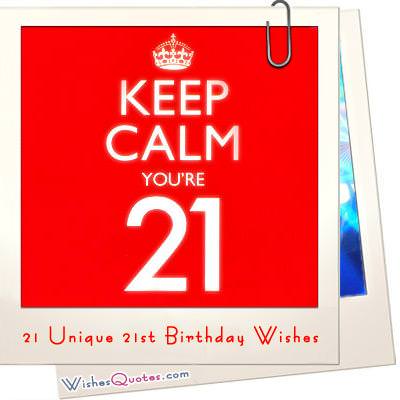 21 Unique 21st Birthday Wishes – WishesQuotes