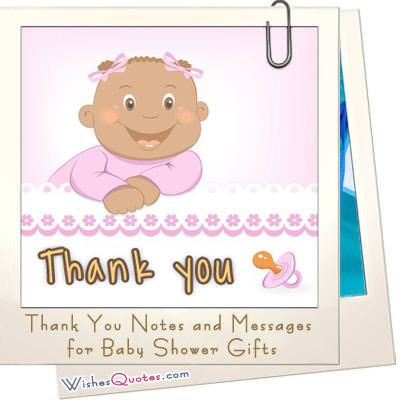 thank you for baby gifts