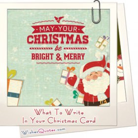 What To Write In Your Christmas Card By WishesQuotes