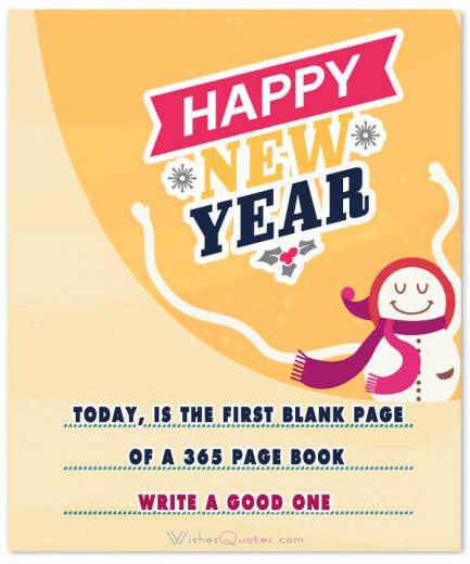 First blank page happy new year TODAY, IS THE FIRST BLANK PAGE OF A 365 PAGE BOOK. WRITE A GOOD ONE