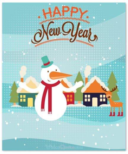 20 Cute Happy New Year Greeting Cards – By WishesQuotes