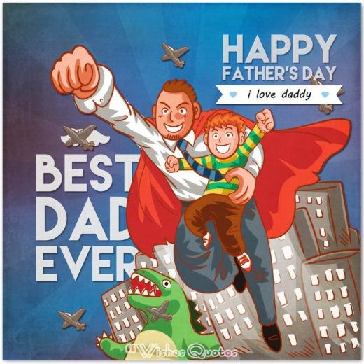 Best Dad Ever Father's Day Wishes from Son