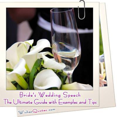 Bride's Wedding Speech