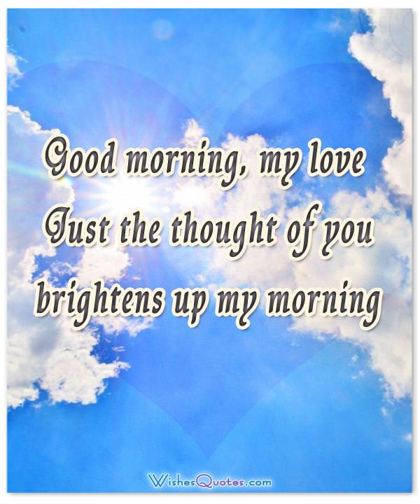 Romantic Good Morning Messages for Wife By WishesQuotes