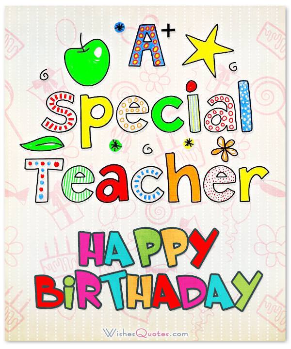 Birthday Wishes For Teacher