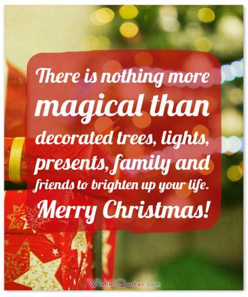 Christmas Messages For Friends And Family By WishesQuotes