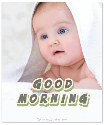 Baby card good morning Good Morning Baby Images