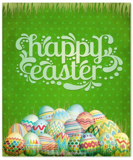 Happy Easter Card For Friends And Family