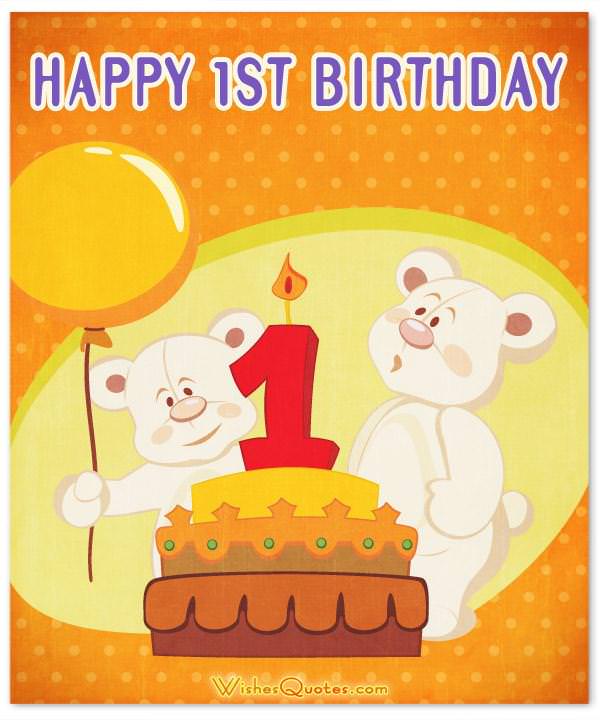 1st Birthday Wishes And Cute Baby Birthday Messages Wishesquotes