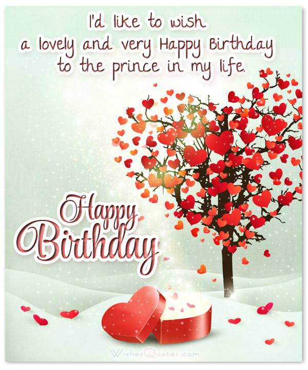 Cute Birthday Wishes For Your Charming Boyfriend By