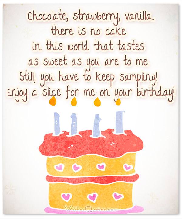 100 Sweet Birthday Messages Birthday Cards And T Ideas