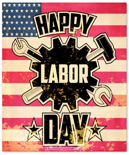 Happy labor day card Labor Day Messages