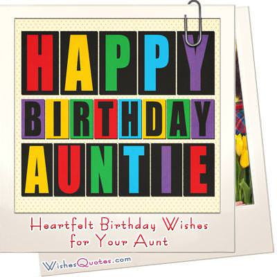 Birthday wishes aunt image