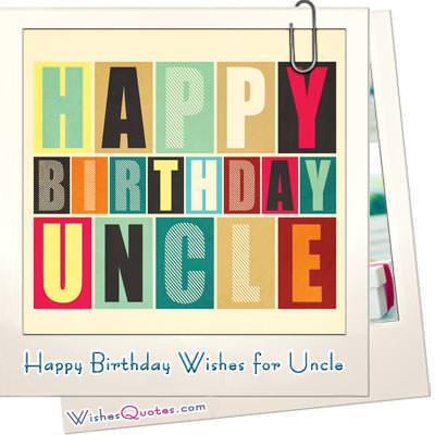 Birthday wishes uncle image