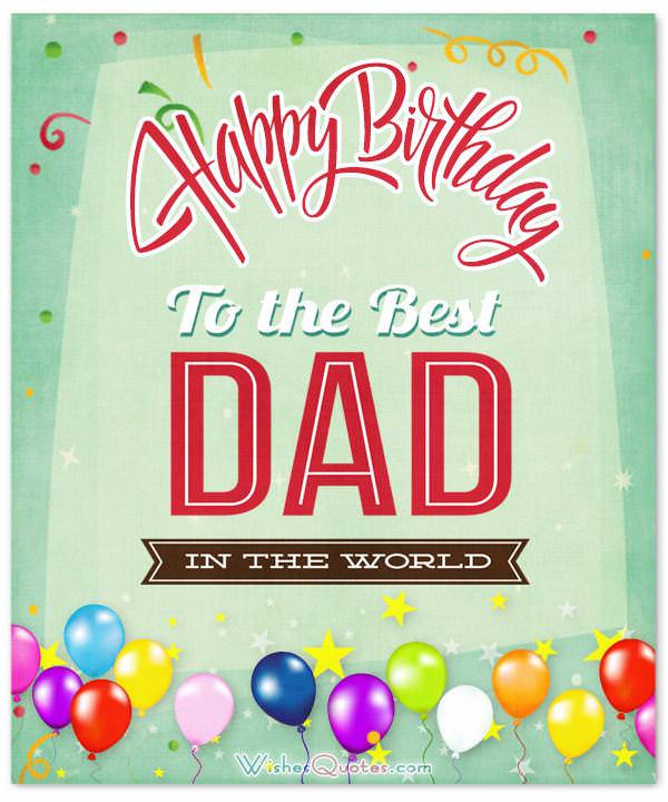 best birthday wishes for a dad