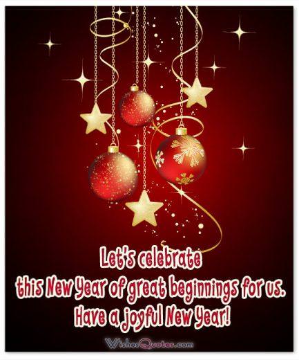 New Year Greetings for Boyfriend 