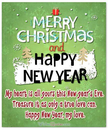 New Year's Greetings card for your Girlfriend New Year's Greetings card for your Girlfriend