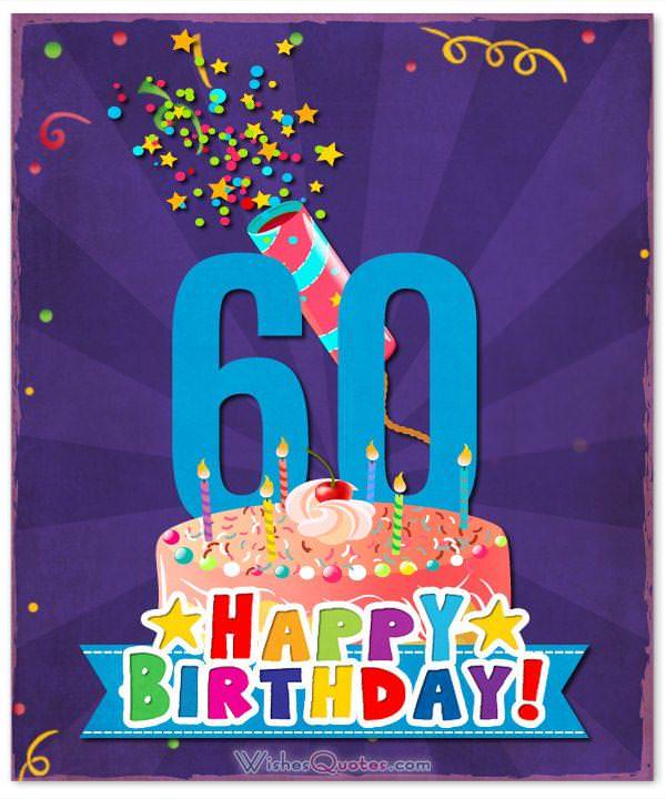 60th Birthday Wishes - Unique Birthday Messages for a 60 