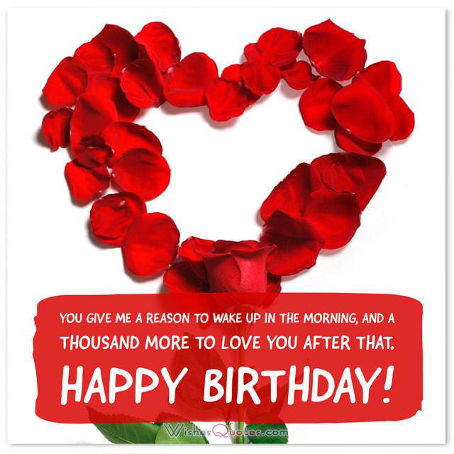  Birthday  Love  Messages  For Your Beloved Ones By WishesQuotes