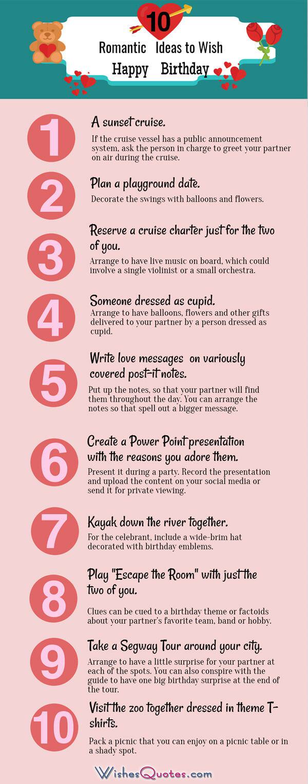 10 Romantic Ideas to Wish Happy Birthday