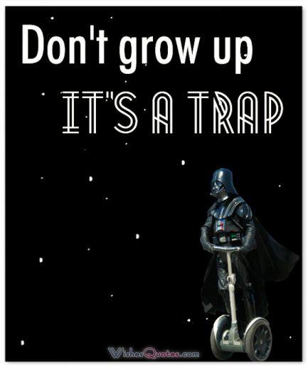Birthday message for Star Wars Fans.