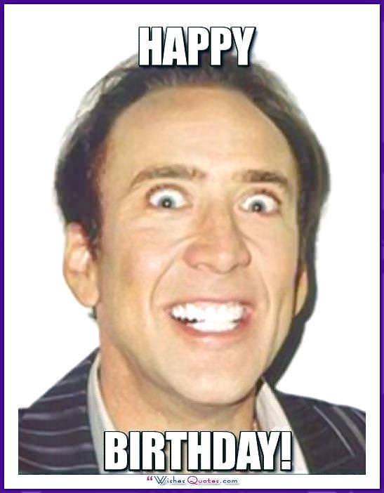Birthday Meme with Nicolas Cage