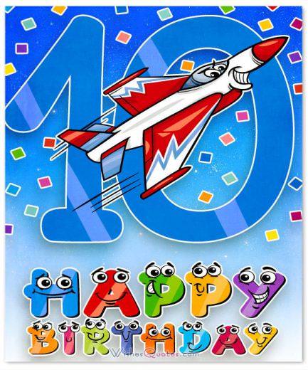 Happy 10th Birthday Wishes