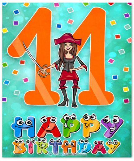 11th birthday wishes for girls Happy 10th Birthday Wishes