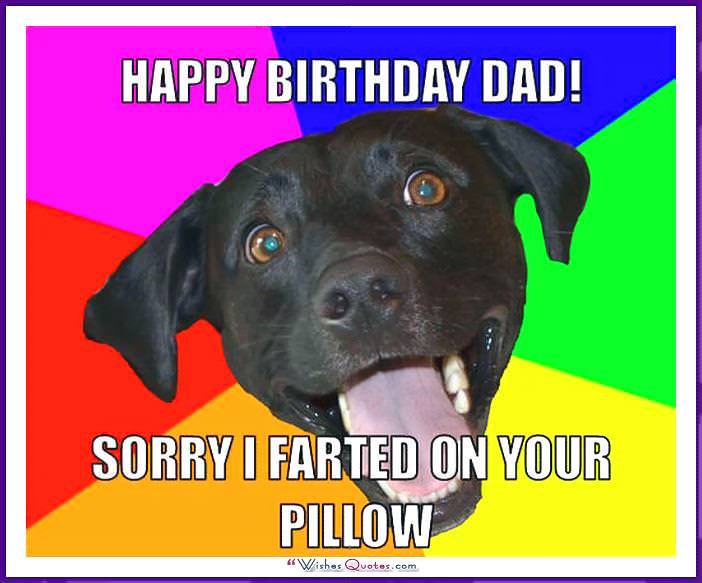 Funny Birthday Meme for Dad