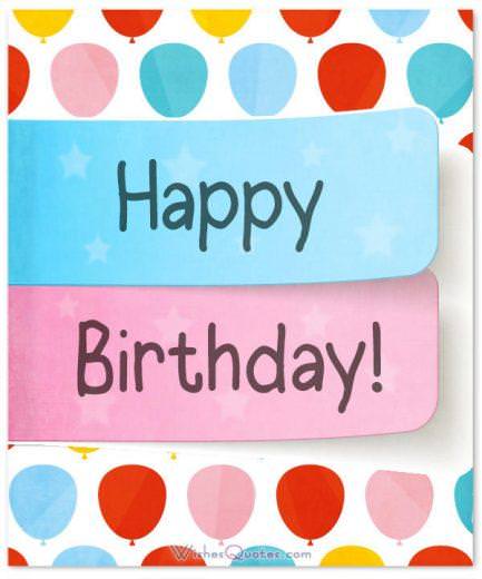 Whatsapp birthday card