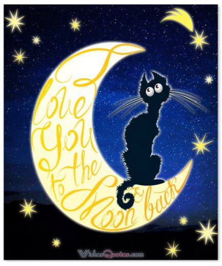 I love you to the moon and back