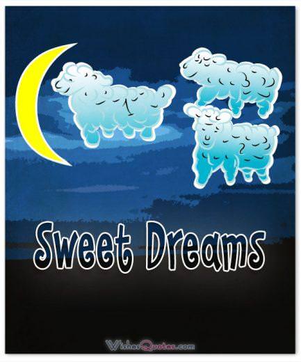 Sweet dreams counting sheep Sweet dreams counting sheep