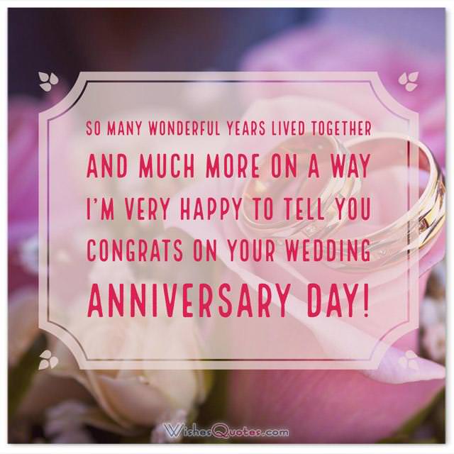  Unique  Wedding  Anniversary  Messsges for your Best Friends