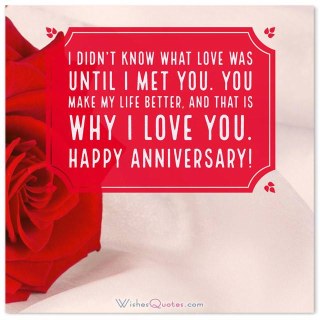 wedding anniversary for him