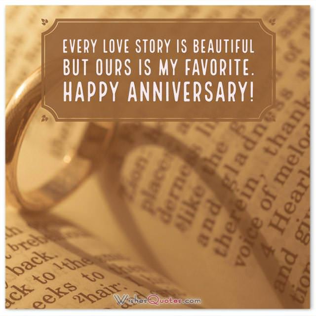 Romantic First  Wedding  Anniversary  Messages for Husband 