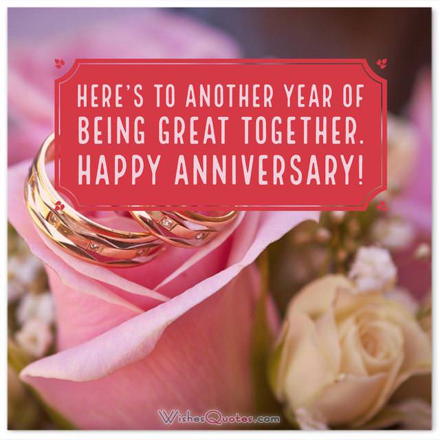 Anniversary Wishes for Couples, Friends, Parents, Brother or Sister