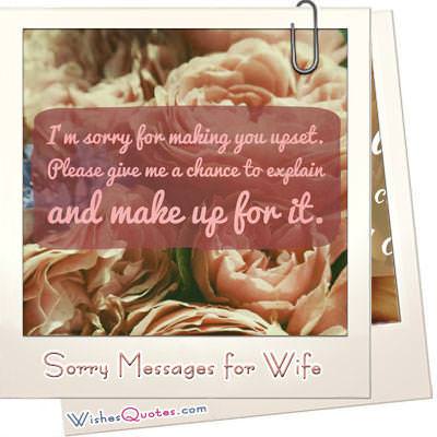 Sorry messages wife featured