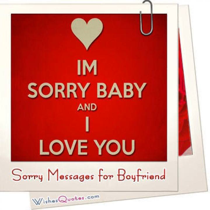 I m Sorry Messages For Boyfriend: Sweet Apology Quotes For Him. 