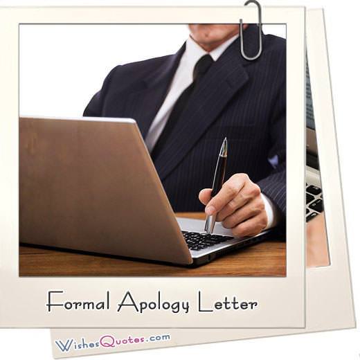 Formal apology letter featured