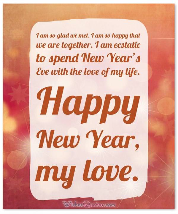 Romantic New Year Messages For Him By Wishesquotes